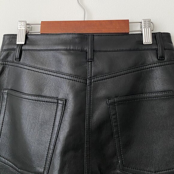 Wilfred Aritzia Black Melina Faux Leather Pants - Picture 11 of 13